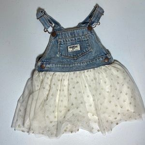 Osh Kosh Overall Skirt/ dress size 12 m